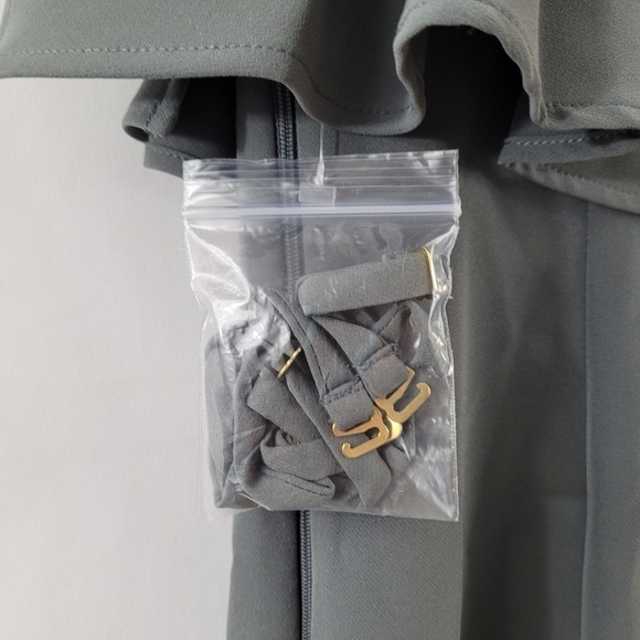 SMYM Monaco Ruffle Overlay Trumpet Gown - Picture 5 of 8